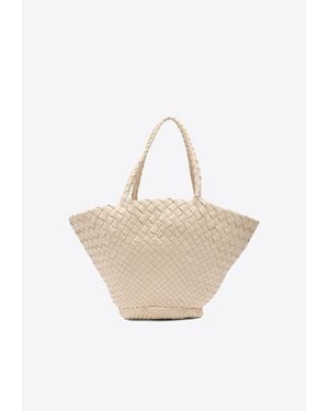 Dragon Diffusion Braided Tote Bag - White