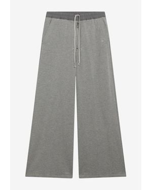 Rick Owens Geth Belas Wide-Leg Pants - Gray