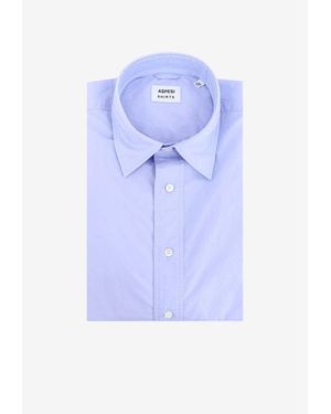 Aspesi Fred Buttoned Shirt - Blue