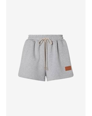Fendi Essentia Jersey Shorts - Grey