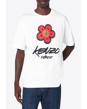 KENZO X Futura 2000 Boke Flower Logo T-Shirt - White