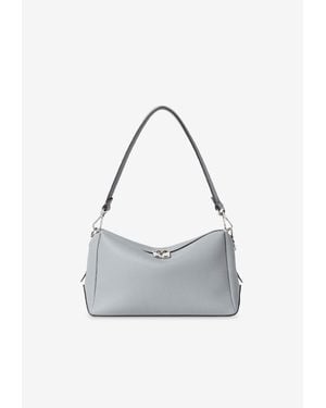 Fendi Medium Lui Leather Shoulder Bag - White