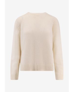 Loro Piana Parksville Cashmere Sweater - White
