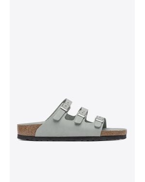 Birkenstock Florida Fresh Leather Sandals - White