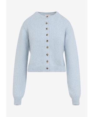 KHAITE Everheart Cardigan - Blue