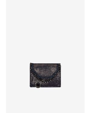 Stella McCartney Falabella Chain-Trim Tri-Fold Wallet - White