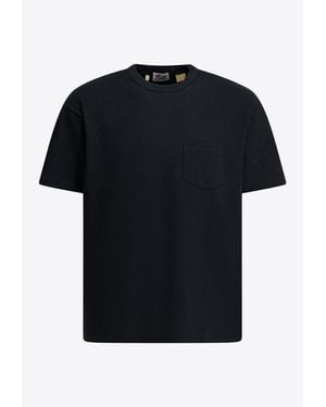 Levi's Logo-Embroidered Crewneck T-Shirt - Black