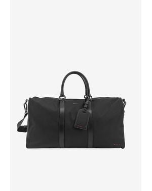 Kiton Logo Stamp Travel Bag - Black