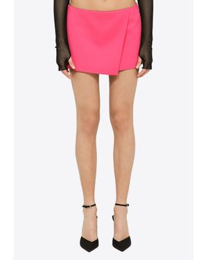 ANDAMANE Wrap-Around Mini Skirt - Pink