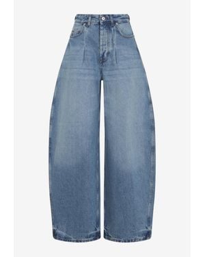 Jacquemus Le De-Nimes Ovalo Jeans - Blue