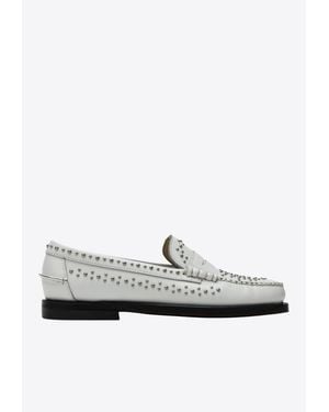 Sebago Classic Dan Studded Loafers - White