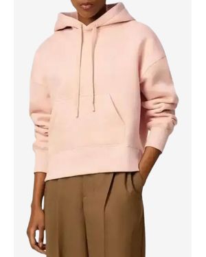 Ami Paris Ami De Coeur Hooded Sweatshirt - Pink