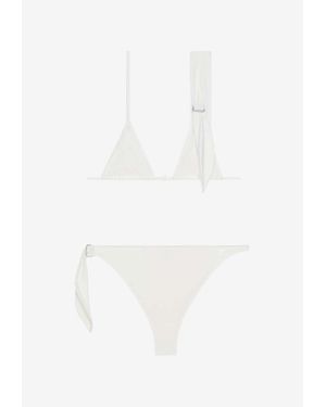 Courreges Scarf Triangle Bikini - White