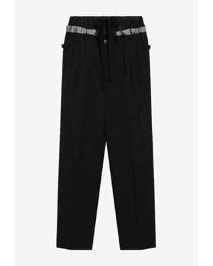 Maison Margiela Layered Tailored Pants - Black