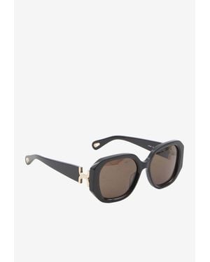 Chloé Marcie Square Sunglasses - Grey