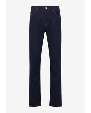 Etro Roma Slim-Fit Jeans - Blue