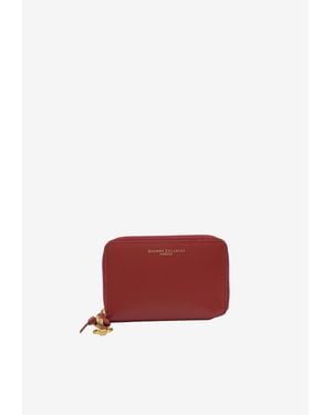 Gianni Chiarini Compact Zip Wallet - Red