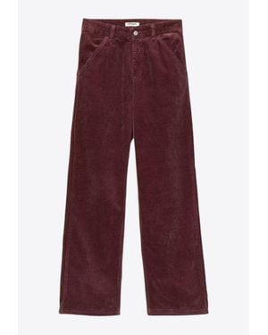 Carhartt Simple Straight Corduroy Pants - Red