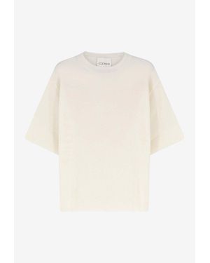 Closed Alpaca Wool Knitted Top - White