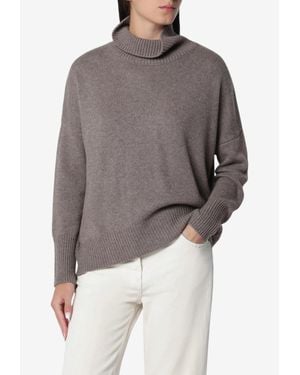 Lisa Yang Heidi Turtleneck Sweater - Grey