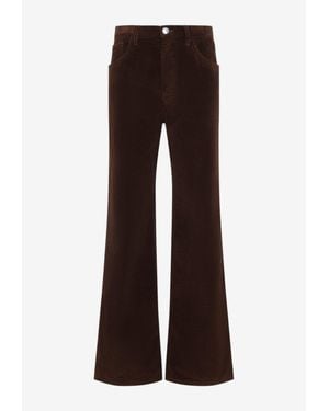 Marni Flared Corduroy Pants - Brown