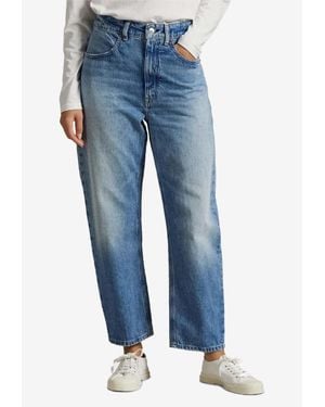 Ralph Lauren Rigid Wide-Leg Jeans - Blue
