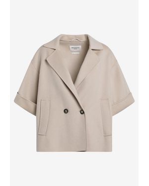 Weekend by Maxmara Neo Double-Breasted Blazer - Natural