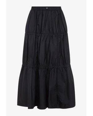 Moncler Maxi Tiered Skirt - Blue