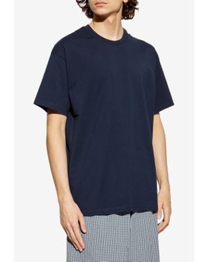 Givenchy Logo Print T-Shirt - Blue