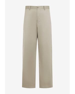 Acne Studios Straight-Leg Chino Pants - Natural