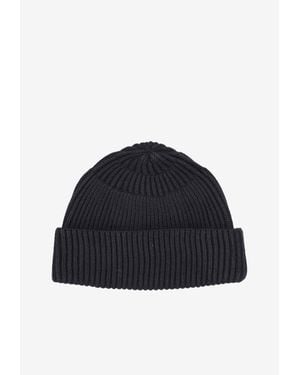 P.A.R.O.S.H. Lady Bird Wool Knit Beanie - Blue