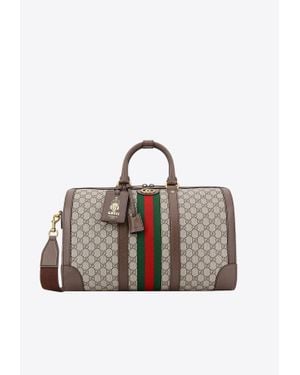Gucci Small Savoy Holdall Duffle Bag - Brown
