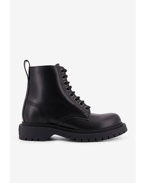 Givenchy Leather Ankle Boots - Black