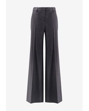 Stella McCartney Wide-Leg Tailored Pants - Blue