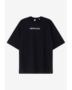 Aspesi Sbagliato Print T-Shirt - Black