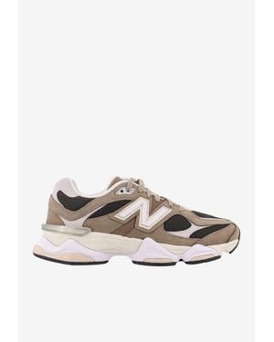 New Balance 9060 Nylon And Mesh Sneakers - Gray