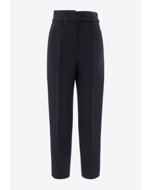 Dior Tailored Wool Trousers - Blue