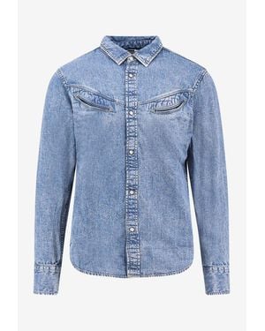Levi's Smiley Western Denim Shirt - Blue