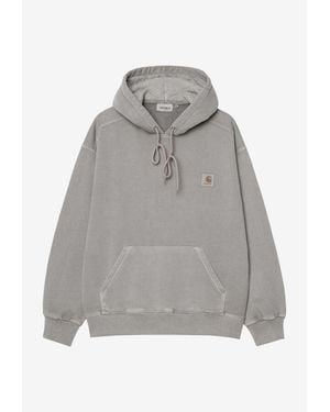 Carhartt Nelson Dyed Hooded Sweatshirt - Gray