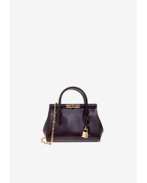 Dolce & Gabbana Mini Marlene Day Top Handle Bag - Blue