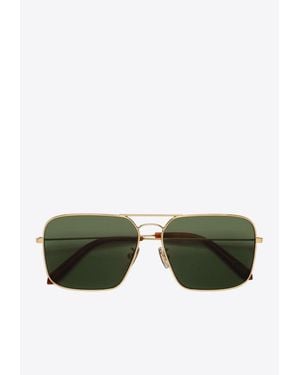 Retrosuperfuture Iggy 2.0 Aviator Sunglasses - Green