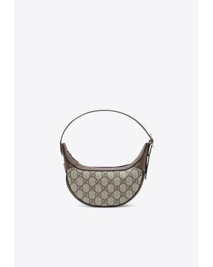 Gucci Small Ophidia Gg Supreme Shoulder Bag - Natural