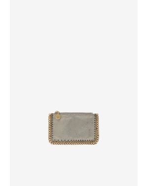 Stella McCartney Falabella Faux Leather Zip Cardholder - White