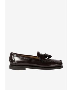 Sebago Classic Will Grained Leather Loafers - Black