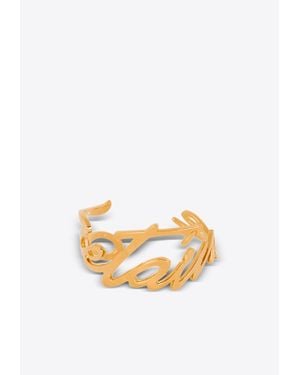Balmain Je T'Aime Cuff Bracelet - White