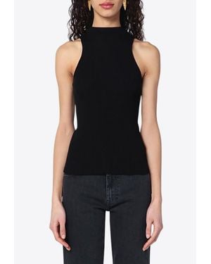 Roberto Collina Ribbed Tank Top - Black