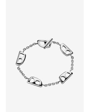 Eera Stone Chain Bracelet - White