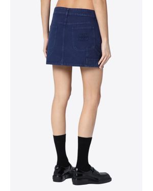 【関税&送料込】Celine Denim Trapeze Mini Skirt Mini 【関税&送料込】Celine Skirt Denim Trapeze