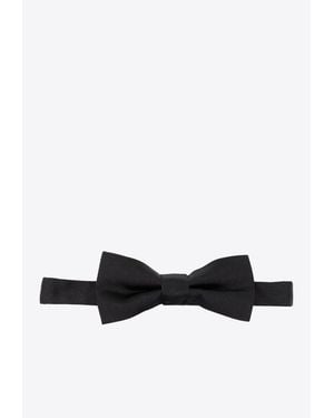 DSquared² Silk Bow Tie - White