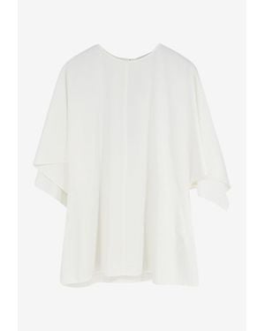 Stella McCartney Handkerchief Satin Blouse - White